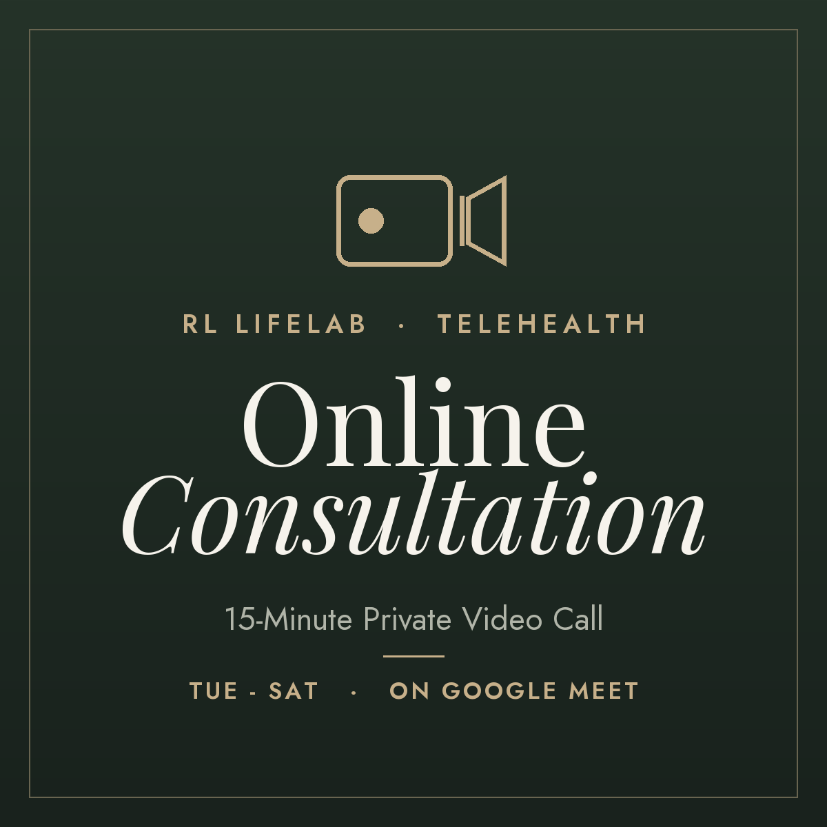 Online Consultation - Basic (15 min)