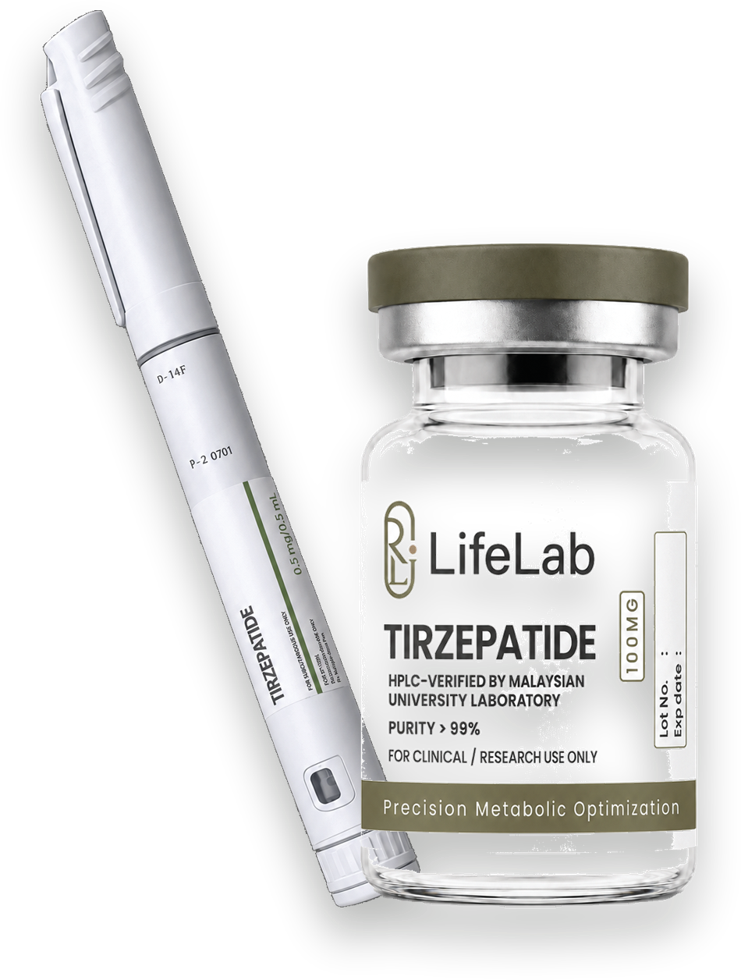 LifeLab Tirzepatide pen and vial